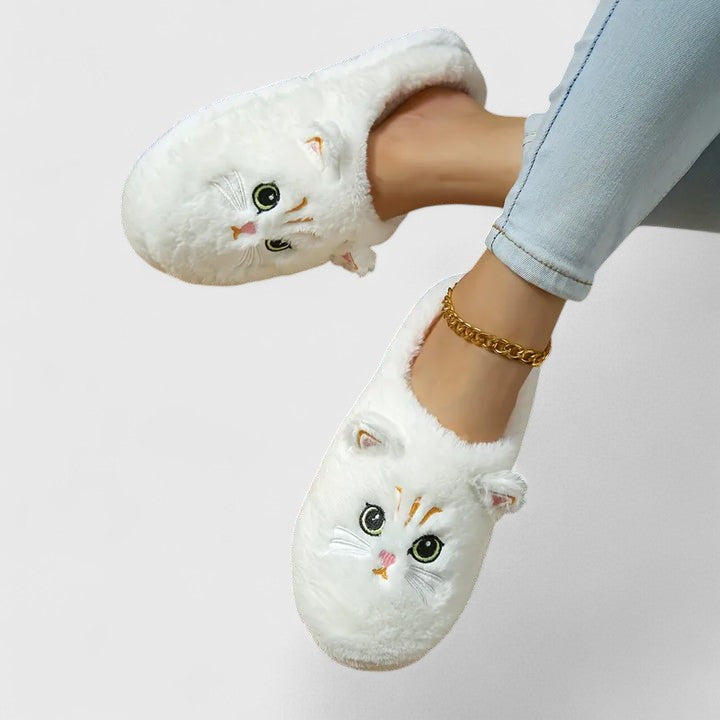 Kaidira | Luxury Black Cat Slippers