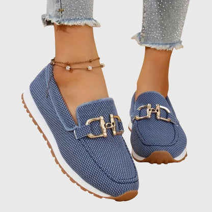 Calista | Blue Denim Orthopedic Loafers