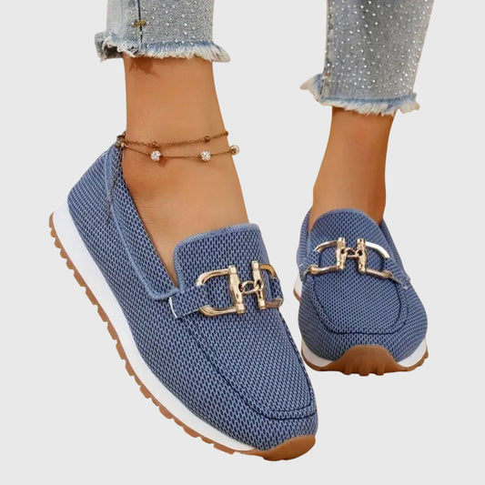 Calista | Blue Denim Orthopedic Loafers
