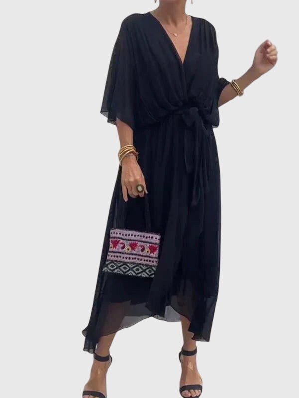 Olive Elegant Maxi Dress