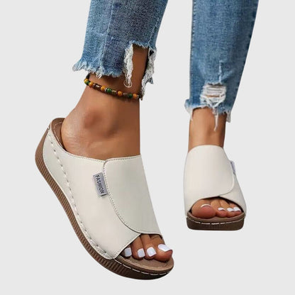 Burgundy Stylish Orthopedic Sandals