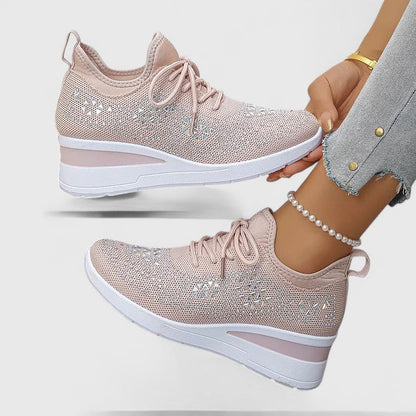 Calanthe | Grey Knit Orthopedic Shoes