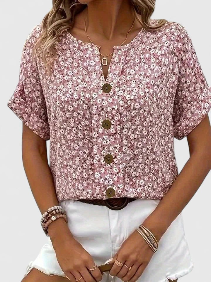 Calanta | Elegant Floral Blouse