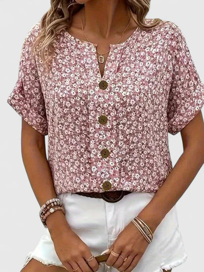 Calanta | Elegant Floral Blouse