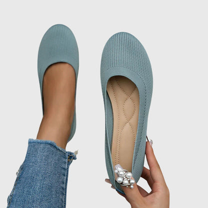 Aurora | Black Knit Anti-Slip Breathable Shoes