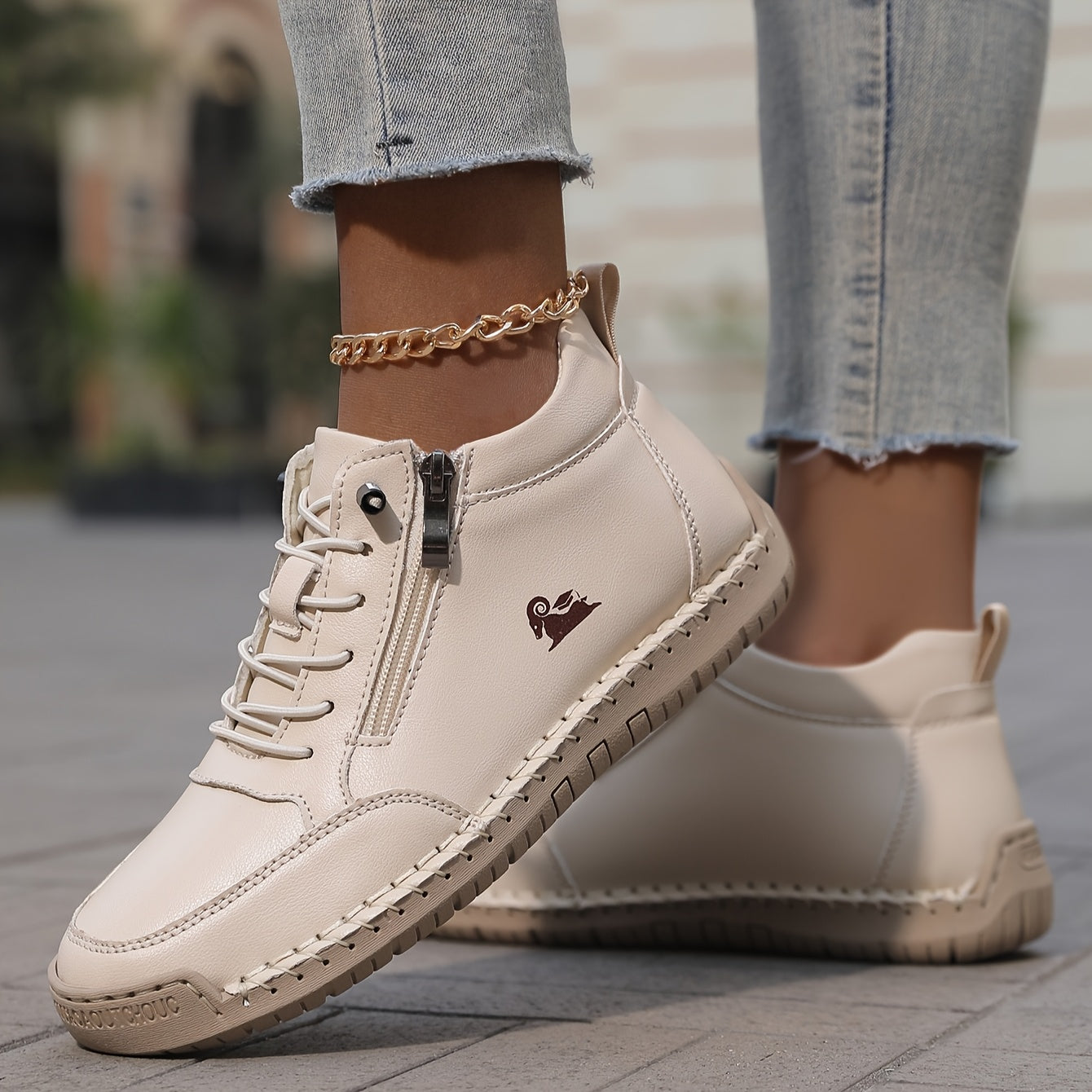 Kaid | Grey Suede Orthopedic Shoes