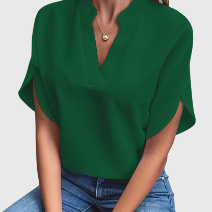 Alethea | Elegant White Blouse