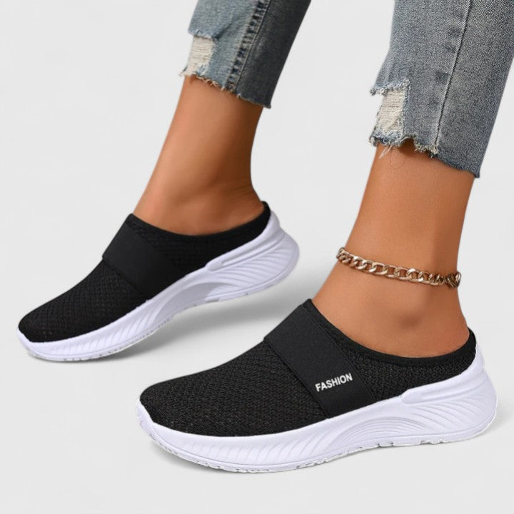 Calista | Beige Elastic Orthopedic Shoes