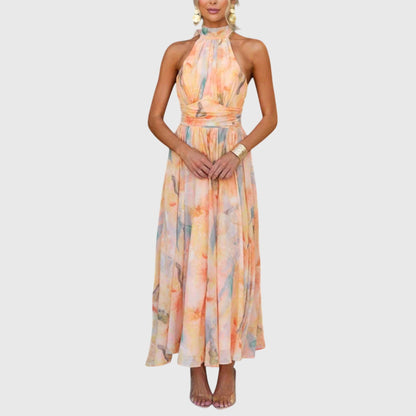 Aurora | Elegant Floral Maxi Dress