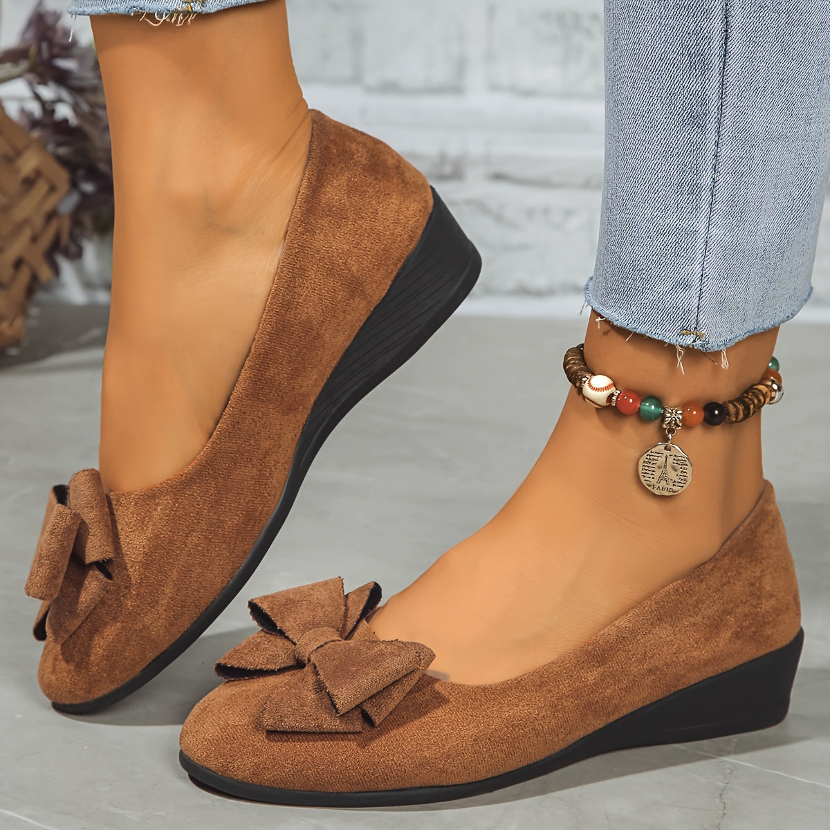 Calantha | Grey Suede Sophisticated Shoes