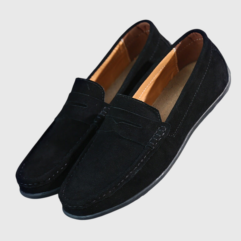 Calantha | Burgundy Suede Orthopedic Loafers