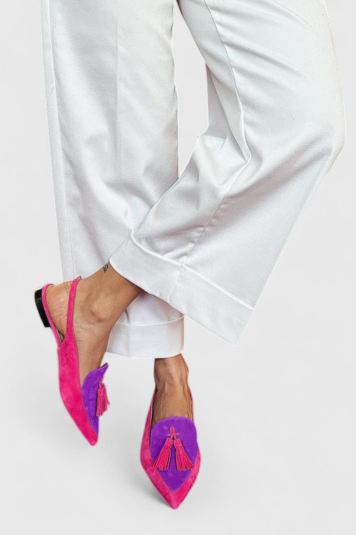 Calanta | Vibrant Suede Elegant Heels