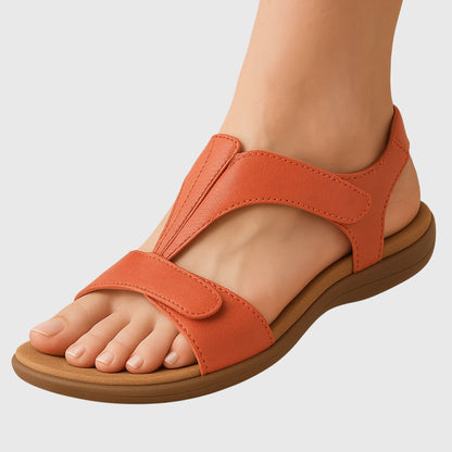 Alethea | Elegant Black Orthopedic Sandals