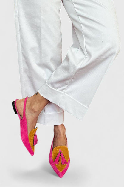 Calanta | Vibrant Suede Elegant Heels