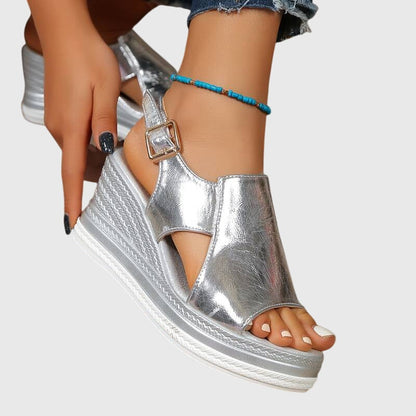 Calista | Rose Gold Orthopedic Sandals