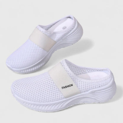 Calista | Beige Knit Orthopedic Shoes