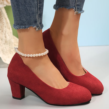 Zara | Black Suede Orthopedic Heels