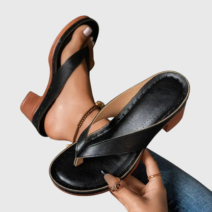 Calista | Golden Orthopedic Sandals