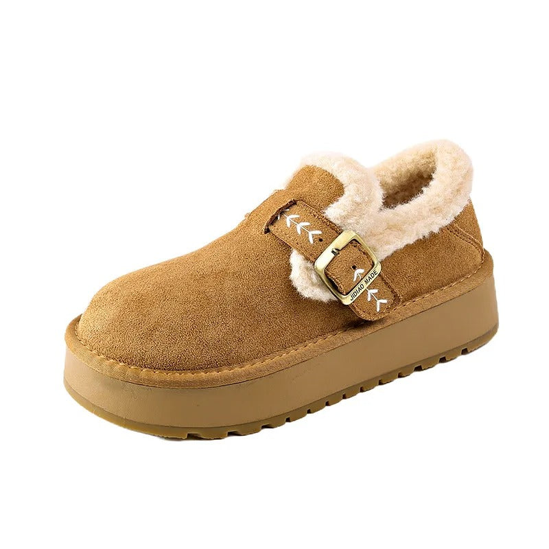 Calantha | Brown Suede Orthopedic Shoes