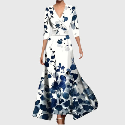 Calista | Vibrant Floral Elegant Dress