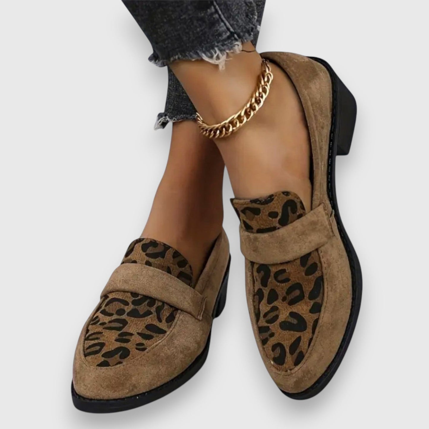 Calantha | Tan Suede Loafers
