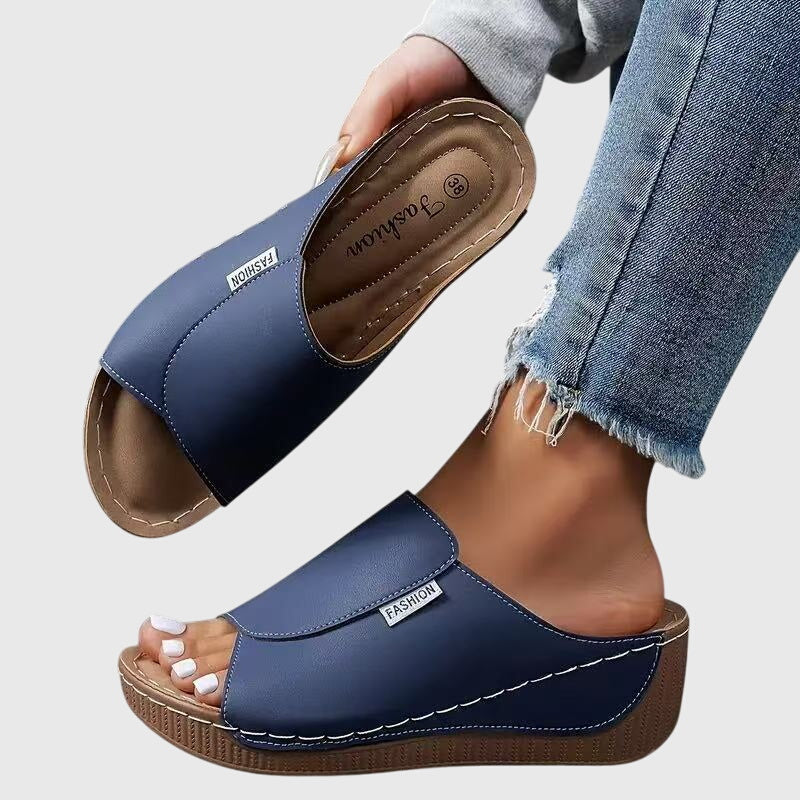 Burgundy Stylish Orthopedic Sandals