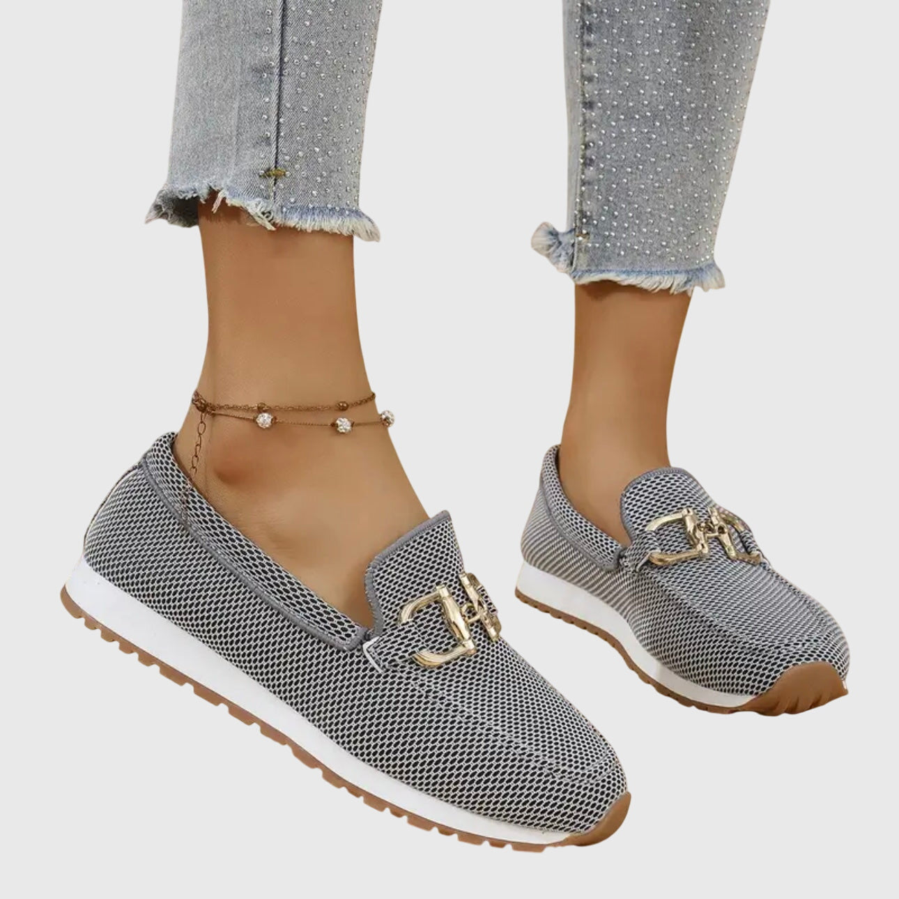 Calista | Blue Denim Orthopedic Loafers