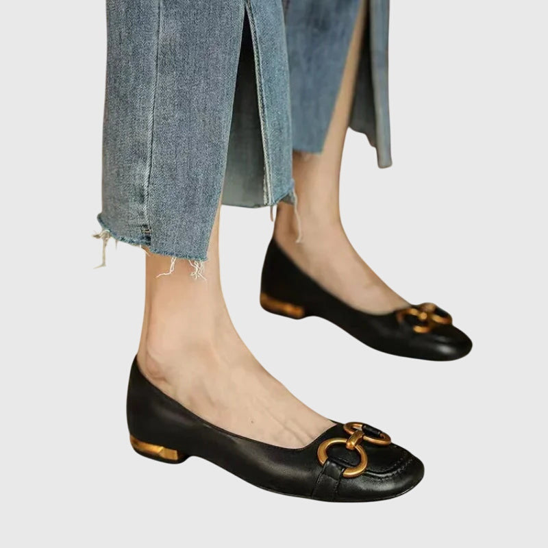 Astrid | Luxury Navy Blue Orthopedic Sandals
