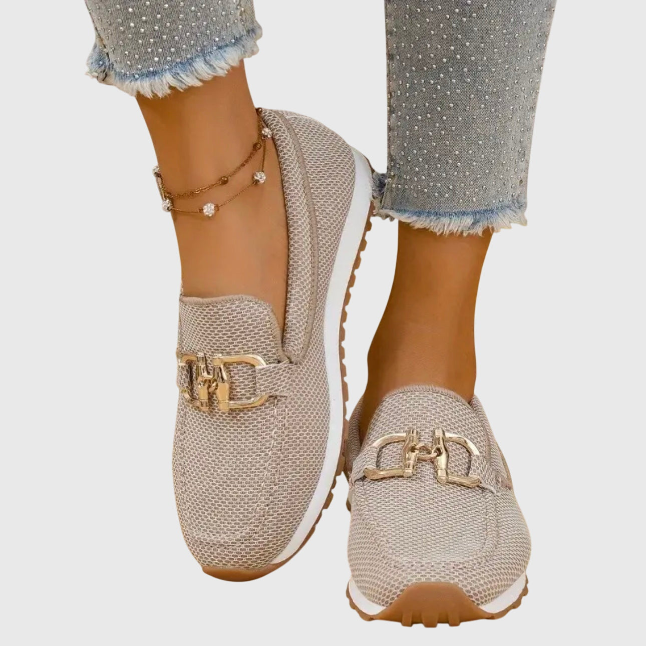 Calista | Blue Denim Orthopedic Loafers