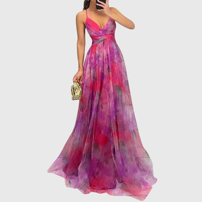 Calista | Vibrant Floral Maxi Dress