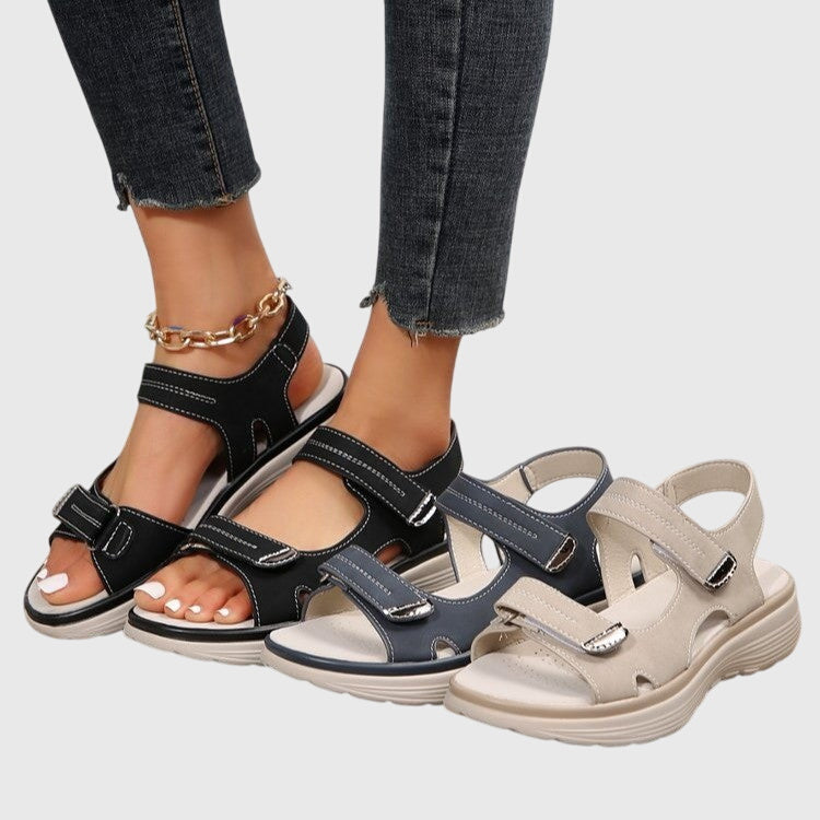 Alethea | Beige Orthopedic Sandals