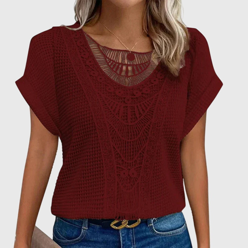 Willow | Cream Elegant Ibiza Style Blouse