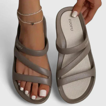 Calantha | Rose Gold Orthopedic Sandals
