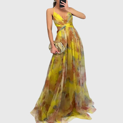 Calista | Vibrant Floral Maxi Dress