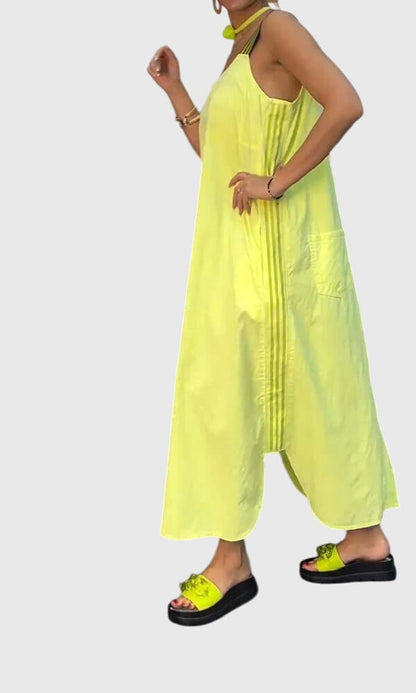 Astrid | Lemon Yellow Summer Dress