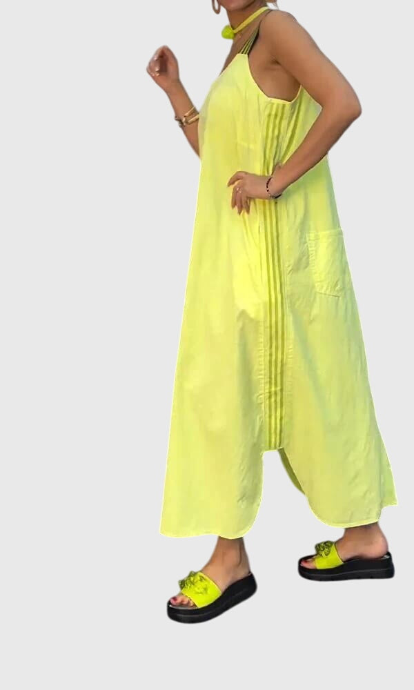 Astrid | Lime Green Summer Dress