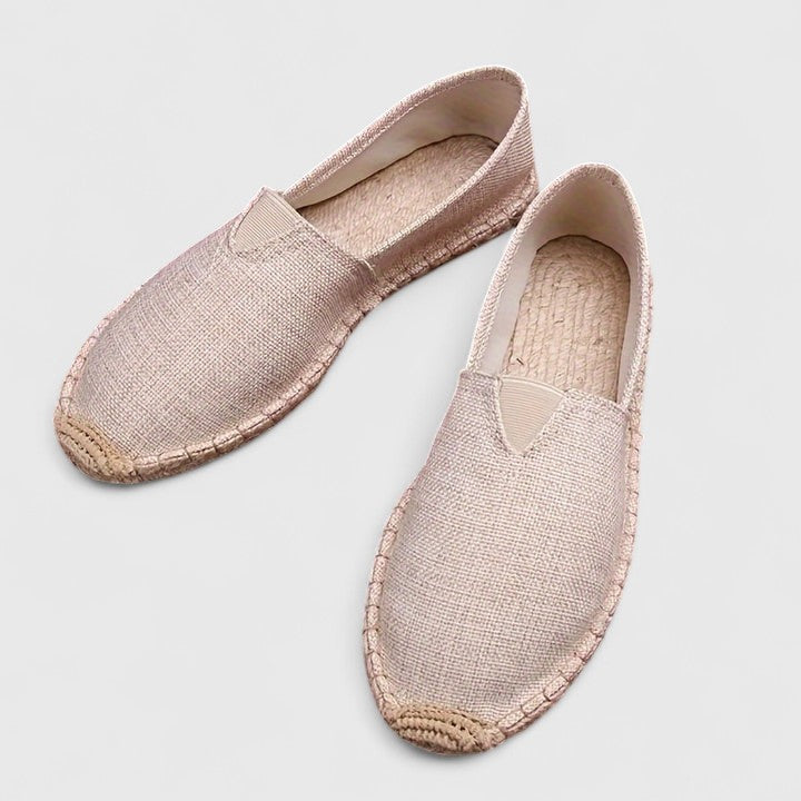 Calista | White Canvas Orthopedic Espadrilles
