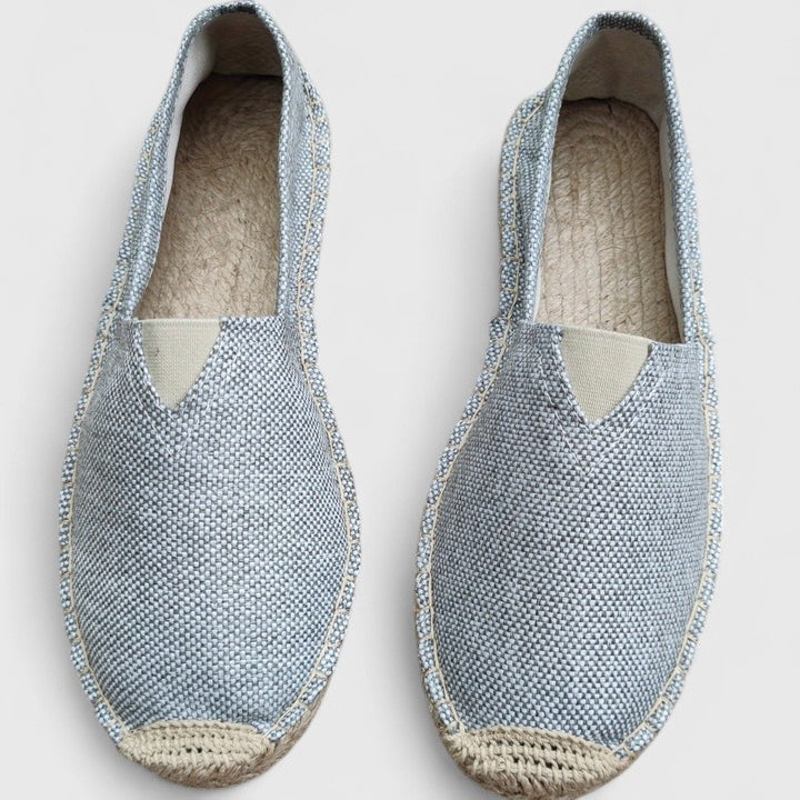 Calantha | White Canvas Orthopedic Espadrilles