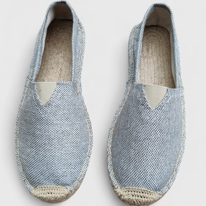 Calantha | White Canvas Orthopedic Espadrilles