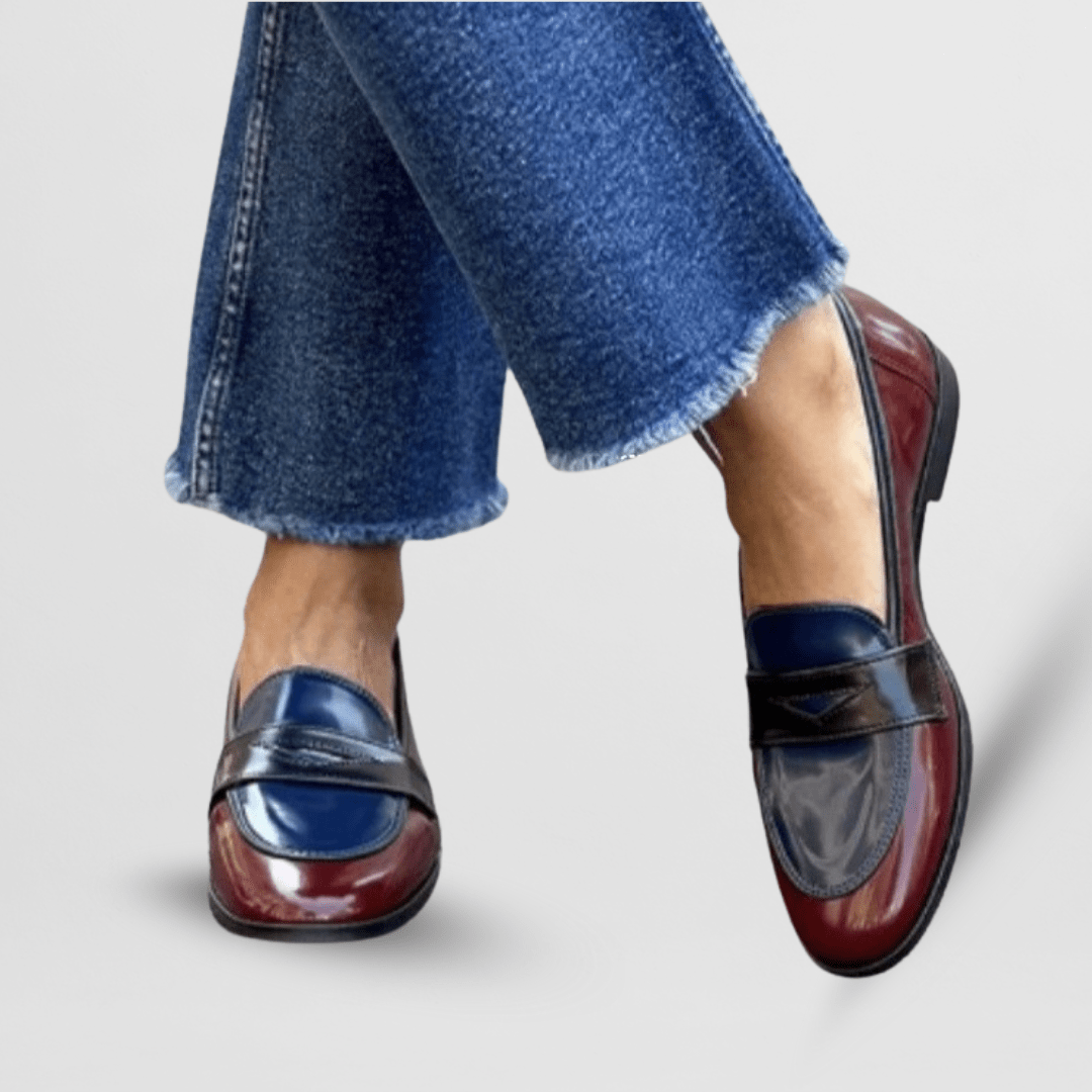 Calista | Silver Buckle Chic & Comfortable Loafers