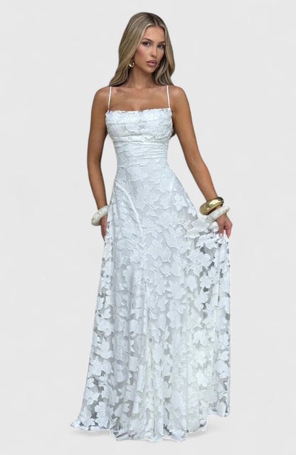 Astrid | Blush Elegant Maxi Dress