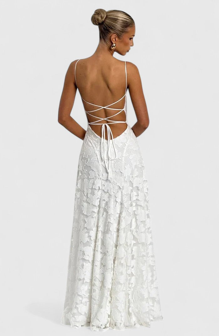 Astrid | Blush Elegant Maxi Dress