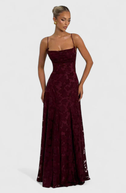 Astrid | Blush Elegant Maxi Dress