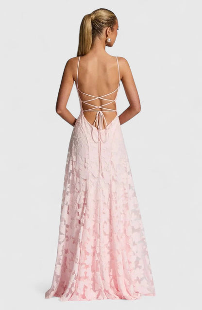 Astrid | Blush Elegant Maxi Dress