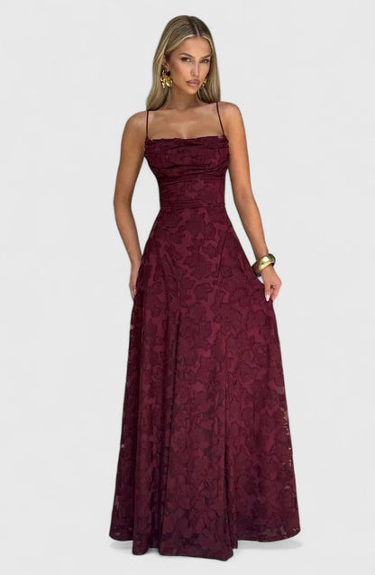 Astrid | Blush Elegant Maxi Dress