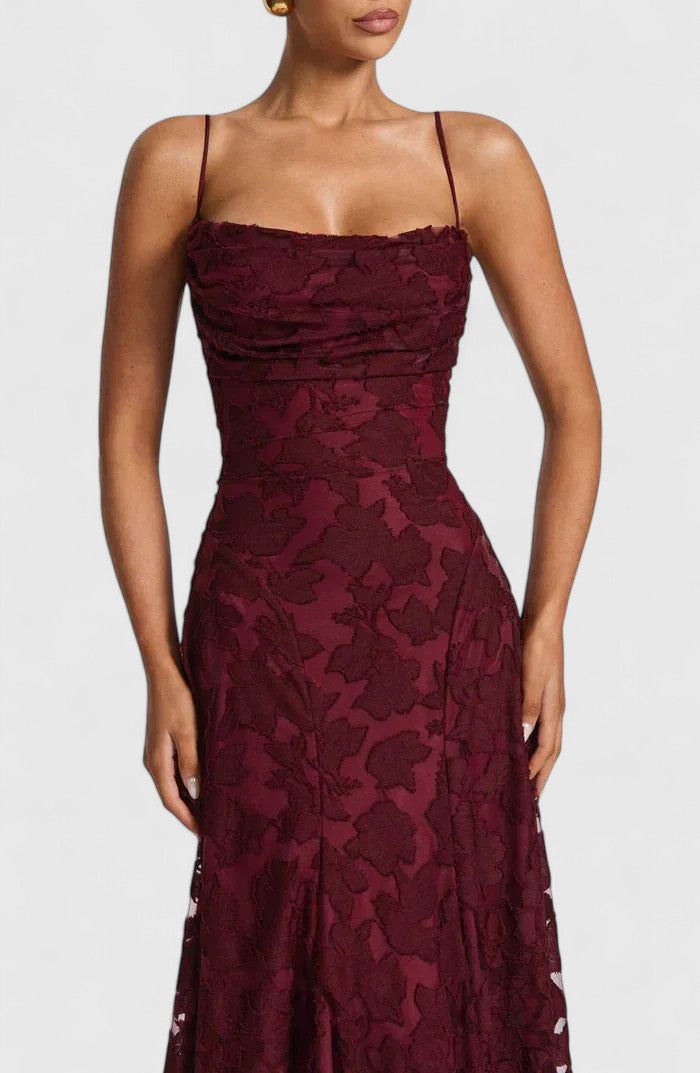 Astrid | Blush Elegant Maxi Dress