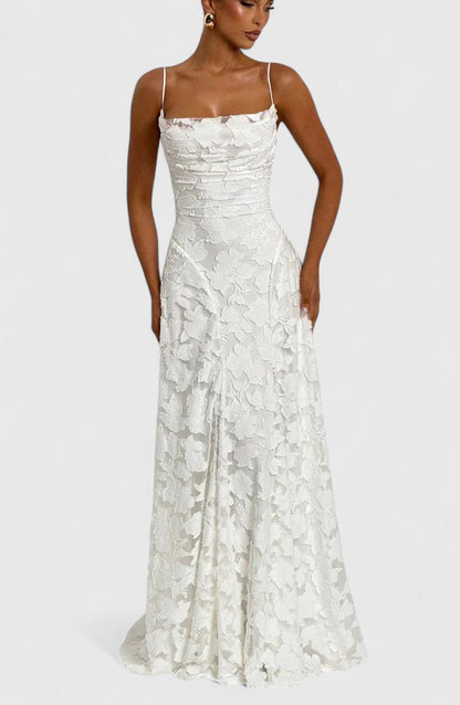Astrid | Blush Elegant Maxi Dress
