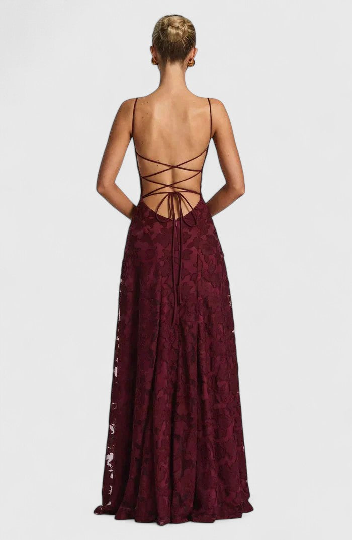 Astrid | Blush Elegant Maxi Dress