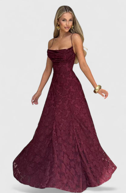 Astrid | Blush Elegant Maxi Dress