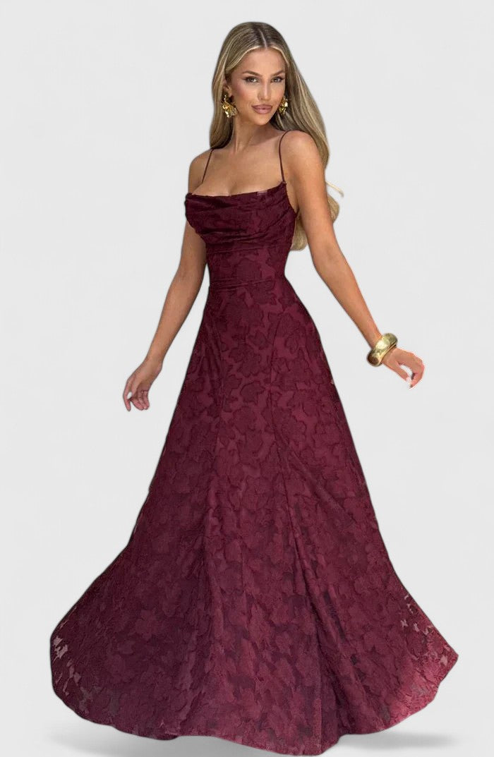 Astrid | Blush Elegant Maxi Dress